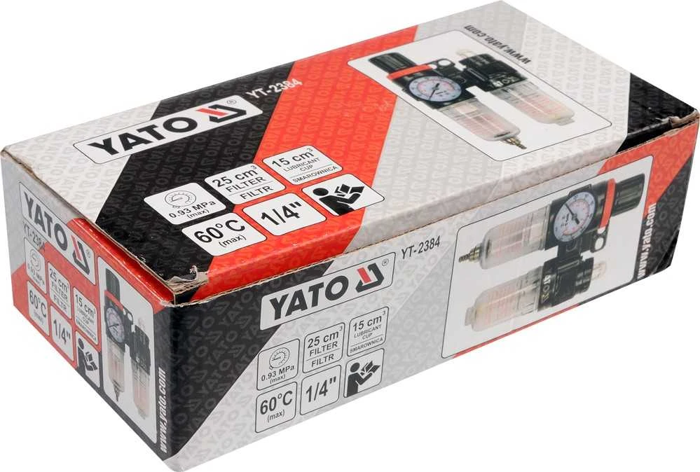 Toya Sa Poland YATO FILTRO DRAINERIS + REDUKTORIUS + ALYVAS 1/4 "25CM3 2384