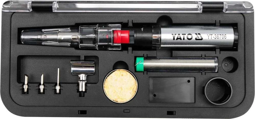 YATO DUJINIS lituoklis 3in1 + PRIEDAI 36706