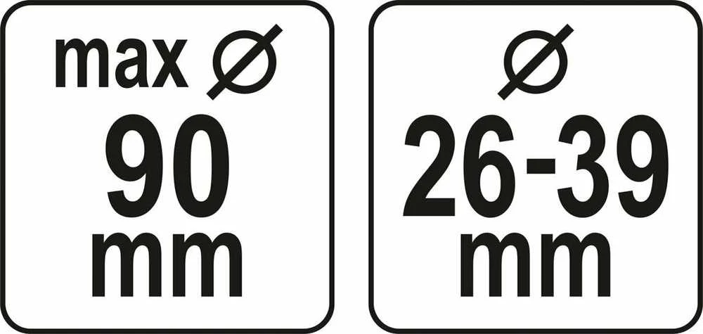 Grąžtas YATO DULKIŲ IŠSIurbiklis 90mm