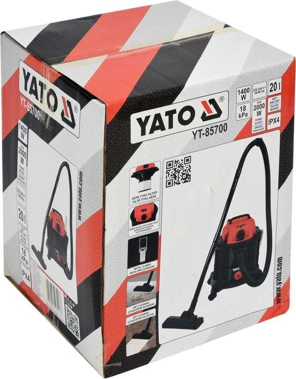 Dulkių siurblys YATO YT-85700, 1400W / 20L