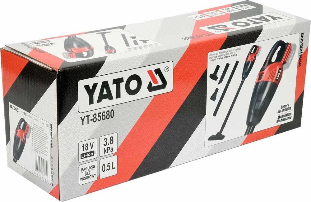 Yato Toya Sa Poland Dulkių siurblys | su filtru | 18V | be akumuliatoriaus (YT-85680)