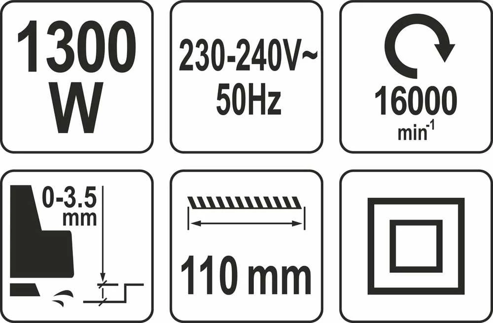 YATO Oblius 1300W 110mm 82144