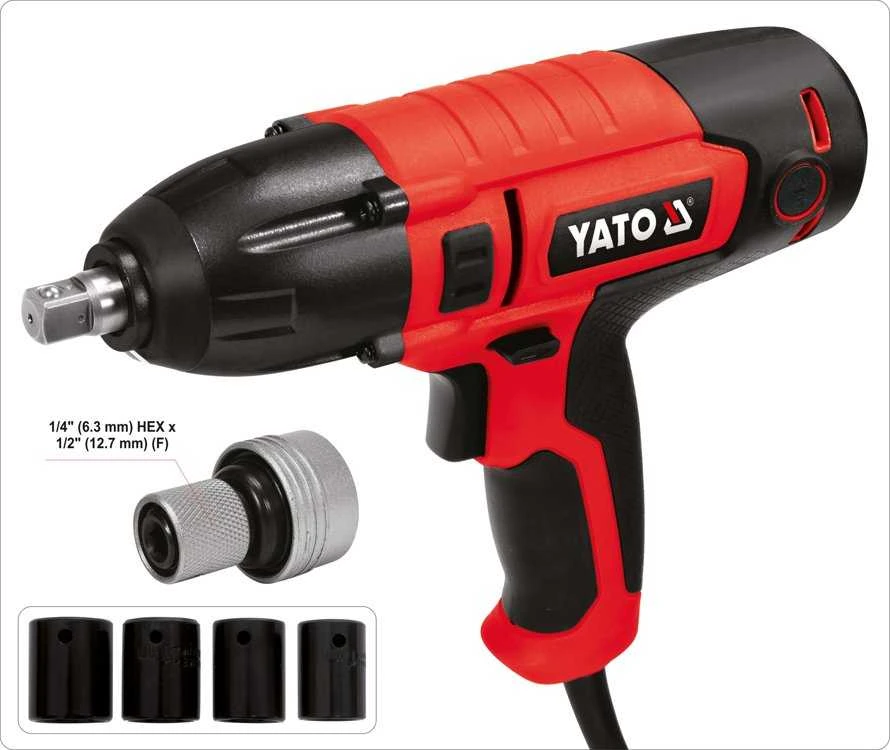YATO elektrinis smūginis veržliasukis YT-82020 450 W 1/2" 450 Nm