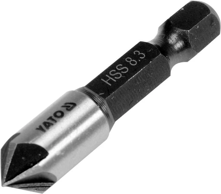 Grąžtas Yato Toya Sa Poland Freza/gąžtas metalui | HSS | Šešiakampis 6,3 mm (1/4 colio) | Ø 8,3 mm (YT-44722)
