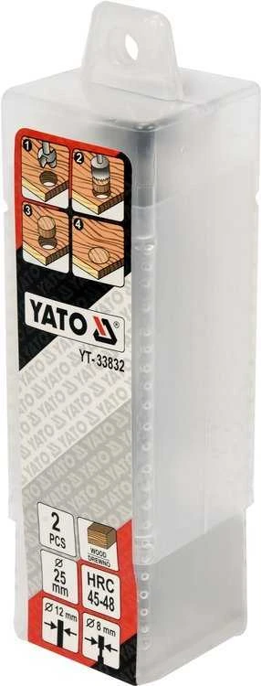 Furnitūros skylių grąžtas Yato YT-33832; 25 mm