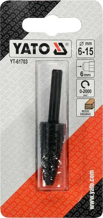 YATO FREZ STOPNIOWY DO DREWNA 6-15mm