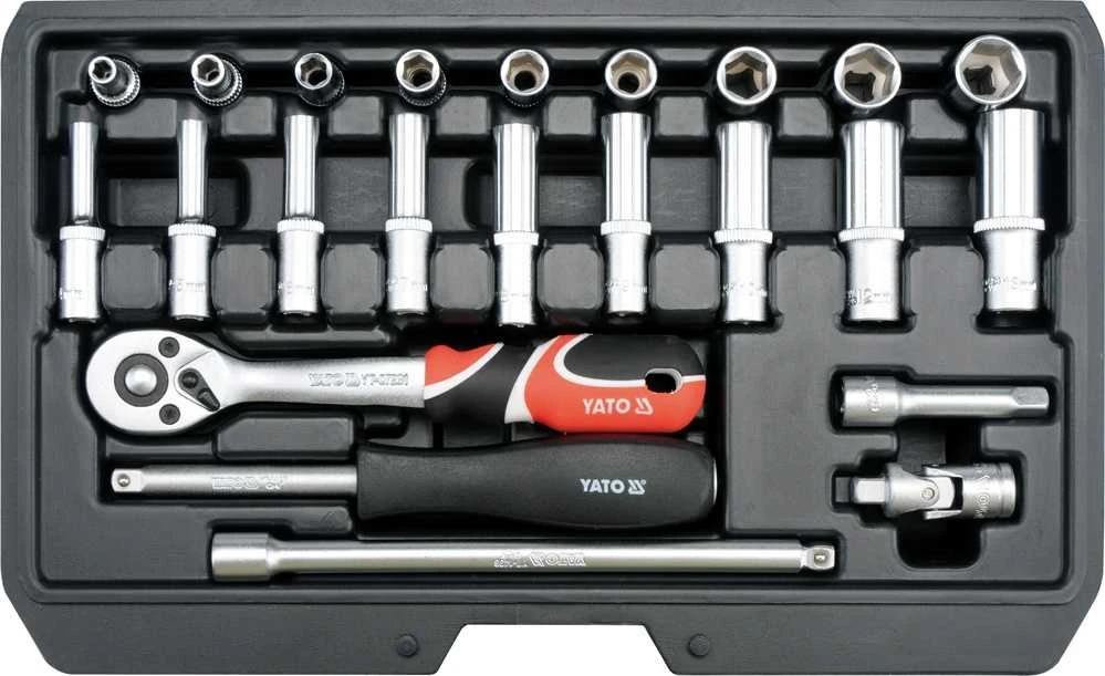YATO Rinkinys KLUCZY 1/4" 23 vnt. 14451