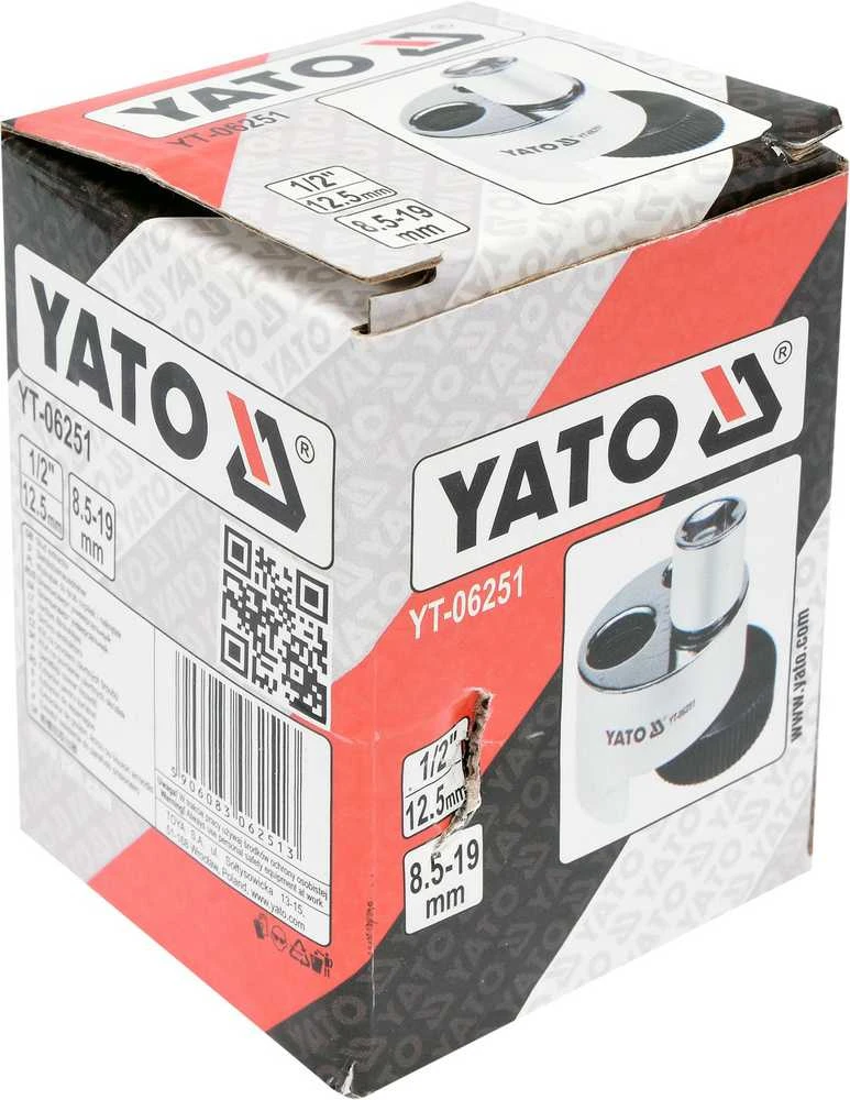 Yato Toya Sa Poland Galvutė smeigėms išsukti | 8,5-19 mm (YT-06251)