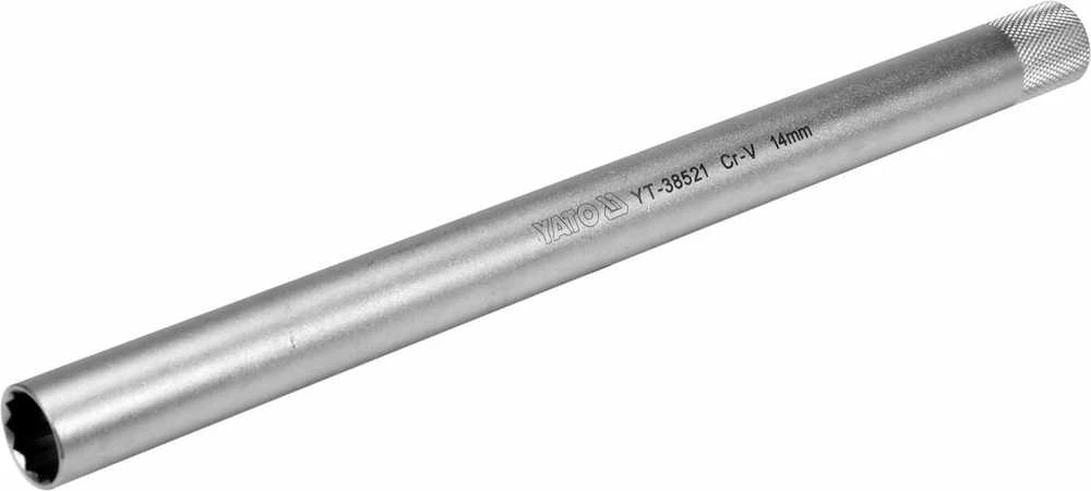 Yato Toya Sa Poland Galvutė žvakėms 12 kampų | ypač ilga | magnetinė | 10 mm (3/8") | 14 mm (YT-38521)