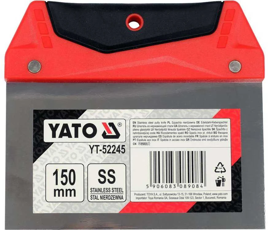 YATO nerūdijantis nerūdijantis glaistas 150mm