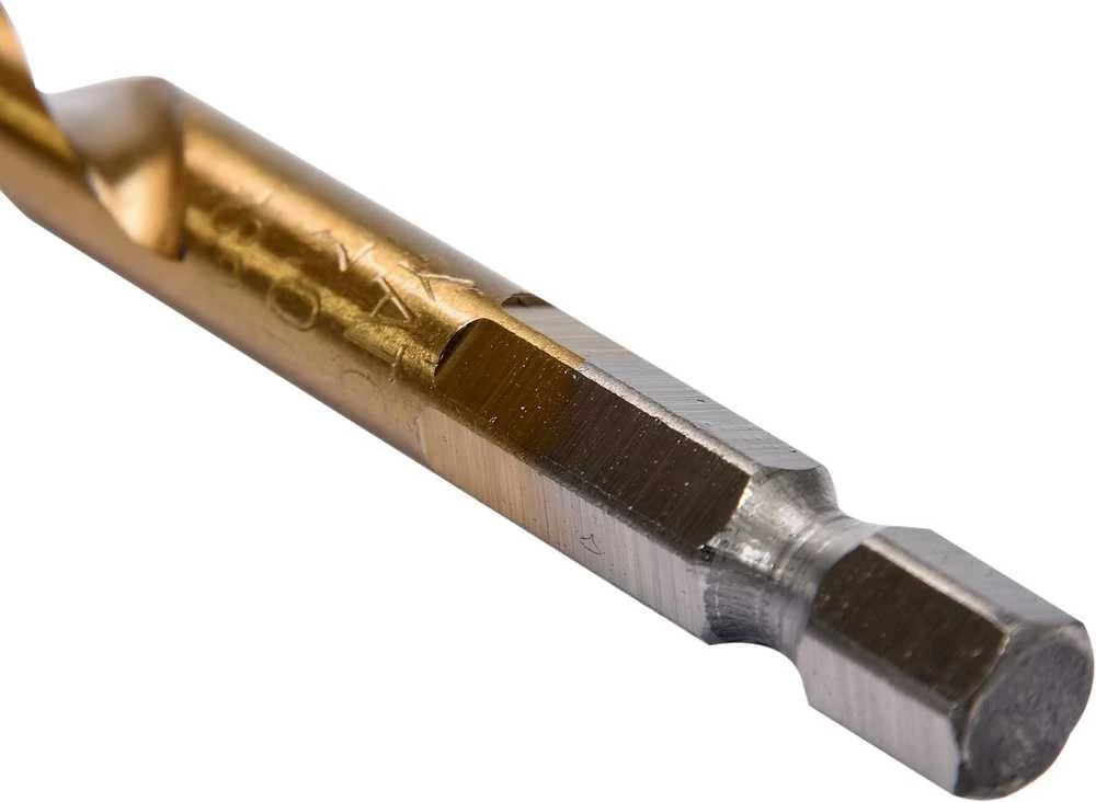 Yato Toya Sa Poland Grąžtas metalui su Hex 6.3 mm (1/4") galu HSS-TiN | 8.0 mm (YT-44768)