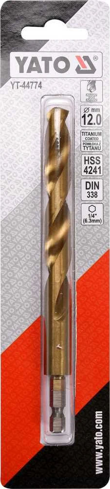 Grąžtas Toya Sa Poland YATO grąžtai METAL TYTAN HEX 12,0mm