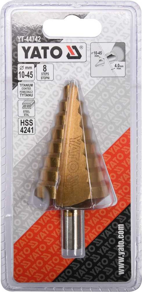 Grąžtas YATO STEP DRILL 10-45mm