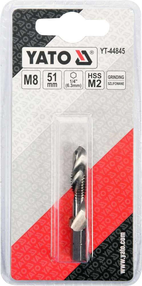 Grąžtas YATO grąžtai-Sriegiklis M8 HEX