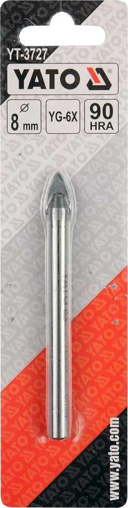 Grąžtas YATO grąžtai DO SZKŁA I CERAMIKI 8mm 3727