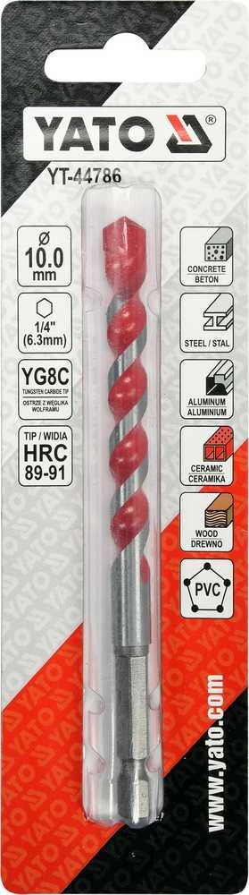 Grąžtas YATO grąžtai UNIWERSALNE HEX 10mm