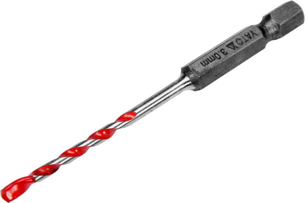 Grąžtas YATO grąžtai UNIWERSALNE HEX 3mm