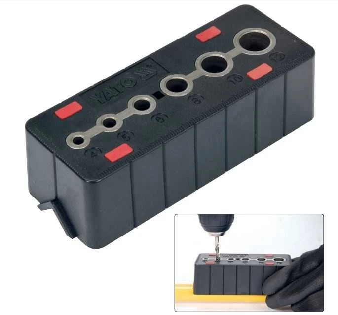 Grąžtas Yato Toya Sa Poland Grąžto gidas, šablonas su rankena | 4, 5, 6, 8, 10 ir 12 mm (YT-39700)