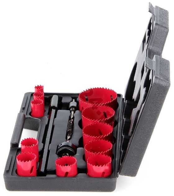 Grąžtas YATO Bimetalinių gręžimo karūnų rinkinys 7 vnt. 19-76mm 3381