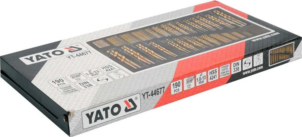 Grąžtas YATO GREASE METAL TYTAN 190vnt. / 1–13 mm