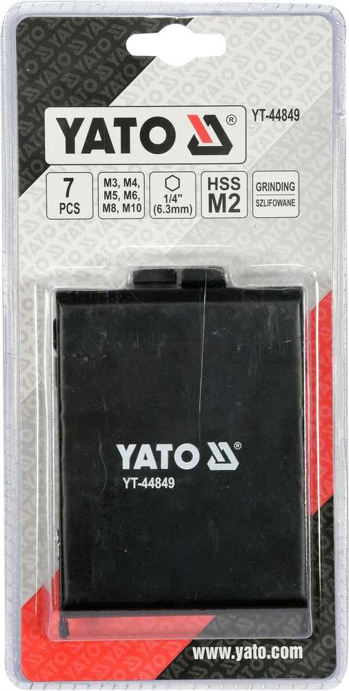 Grąžtas Toya Sa Poland YATO GRĘŽIMO-TAIP RINKINYS M3-M10 rinkinys 7 vnt HEX