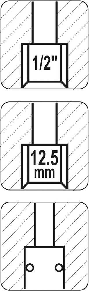 Yato Toya Sa Poland Greita jungtis 1/2" vidinis sriegis (lizdas) (YT-2395)
