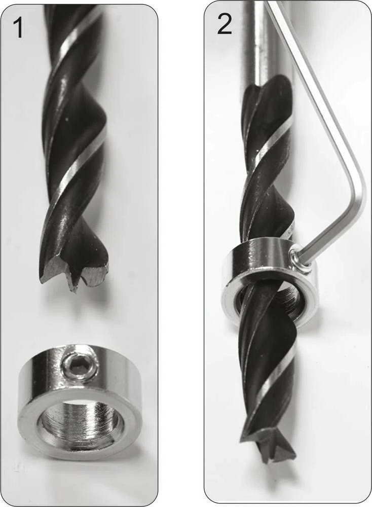 Grąžtas YATO GRĘŽIMO GYLIO APRIBOJIMAS 6,8,10mm