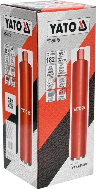 Yato Toya Sa Poland Deimantinė karūna gręžimui 182 mm su 1 1/4" sriegiu (YT-60379)