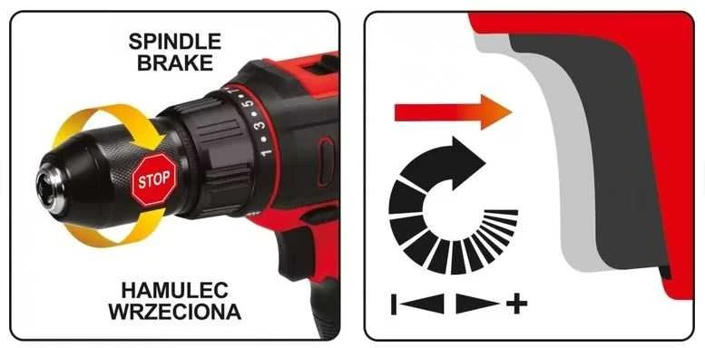 YATO YT-82060 elektrinis suktuvas - gręžtuvas 13mm 40Nm