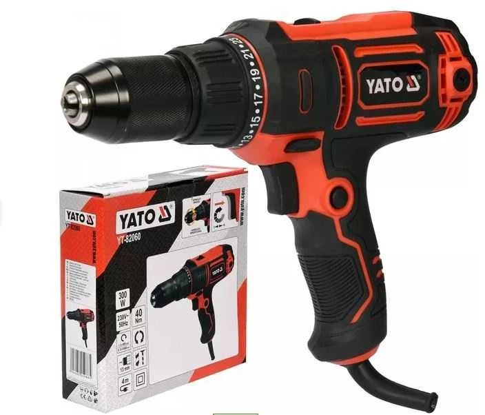 YATO YT-82060 elektrinis suktuvas - gręžtuvas 13mm 40Nm