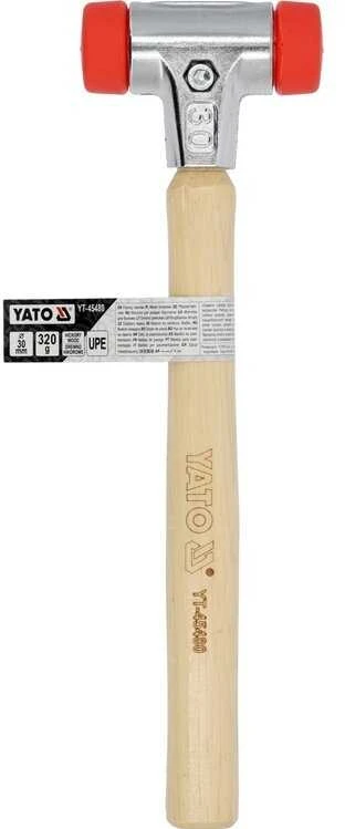 Toya Sa Poland Grindinio plaktukas | hickory rankena | Ø 30 mm | 522 g (YT-45480)