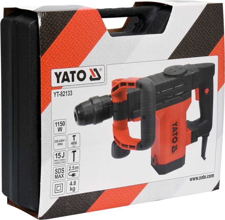 Yato Griovimo plaktumas SDS-Max 1150W 15J 4,8kg YT-82133