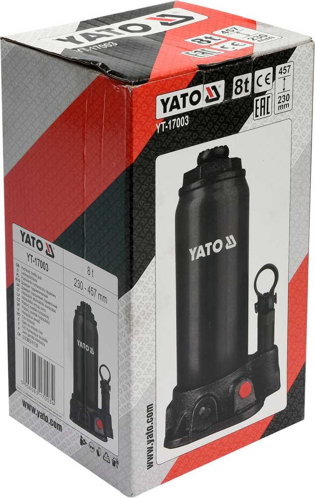 YATO Hidraulinis pakopinis keltuvas, 8 tonų, YT-17003