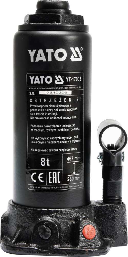 YATO Hidraulinis pakopinis keltuvas, 8 tonų, YT-17003