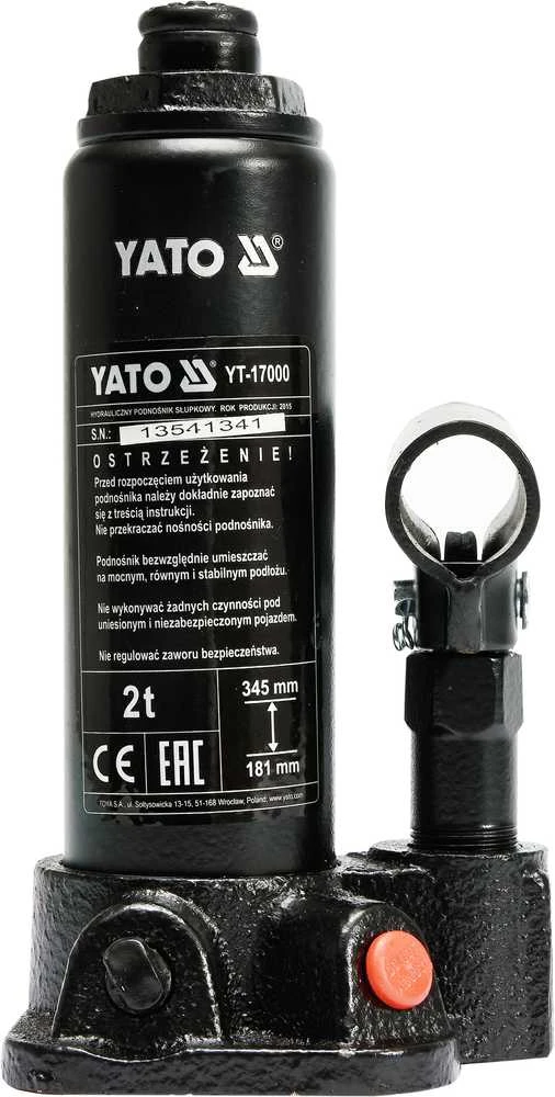 YATO stūmoklinis stovas, HIDRAULINIS, POSTAS 2T, 181-345 mm
