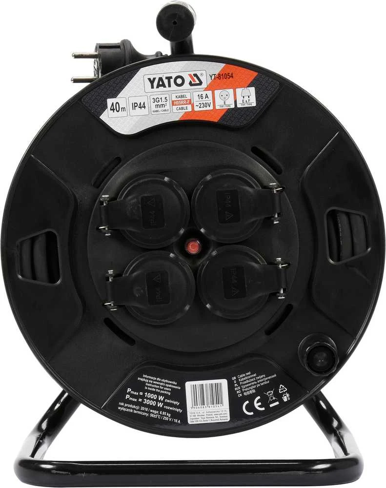 Toya Sa Poland YATO pratęsimo laidas 40 m 3 x 1,5 mm2 IP44 81054