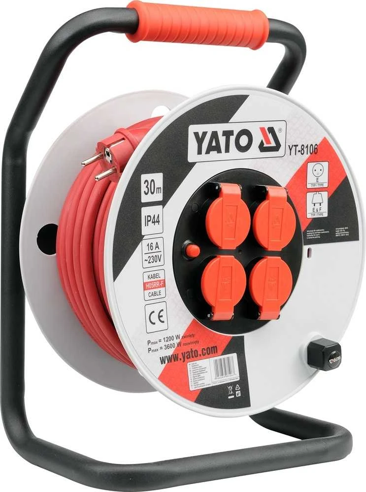 Ilgintuvas ant ritės Yato YT-8108, 50 m, 3x2,5 mm²
