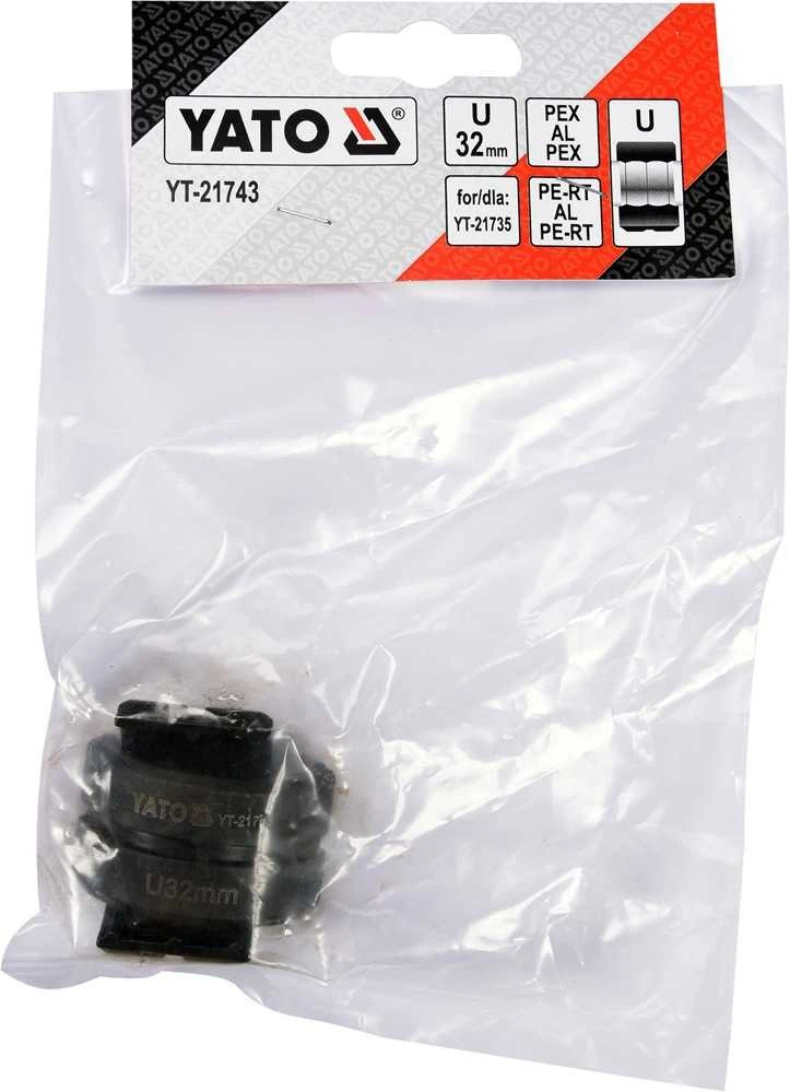 Toya Sa Poland Indėklas U 32 mm presavimo replėms YT-21735 (YT-21743)