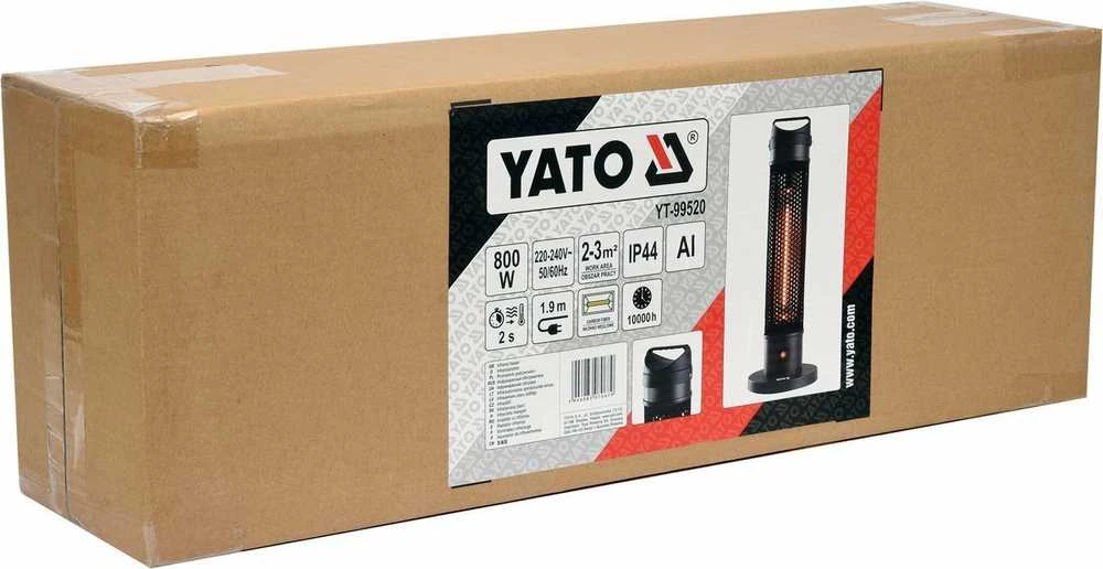 Yato Toya Sa Poland Infraraudonųjų spindulių šildytuvas | mobilus | 800W | su pultu (YT-99520)