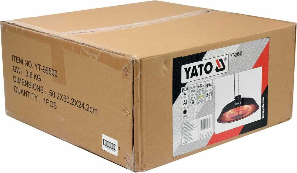 YATO infraraudonųjų spindulių RADIATORIUS 1500W / KABAMAS