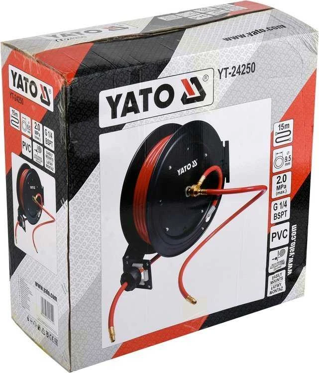 Yato Toya Sa Poland Ištraukiama oro žarna su rite | 9,5 mm X 15 m (YT-24250)