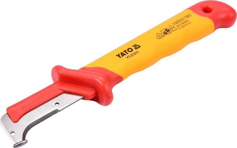 Yato izoliuotas peilis elektrikams VDE 38x155mm YT-21211
