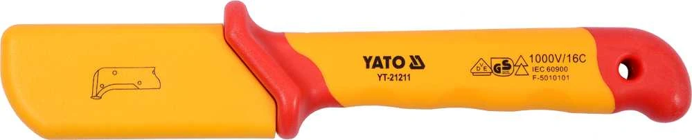 Yato izoliuotas peilis elektrikams VDE 38x155mm YT-21211