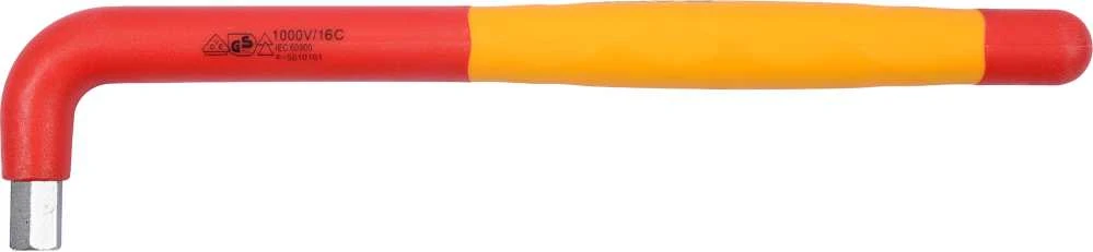 Toya Sa Poland Izoliuotas raktas L-tipo 6-kampis 10 mm VDE (YT-21126)