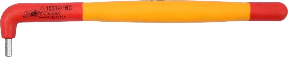 Toya Sa Poland Izoliuotas raktas L-tipo 6-kampis 3 mm VDE (YT-21120)