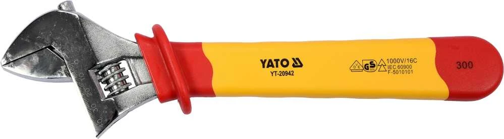 Yato Toya Sa Poland Izoliuotas reguliuojamas raktas | 300 mm | VDE (YT-20942)