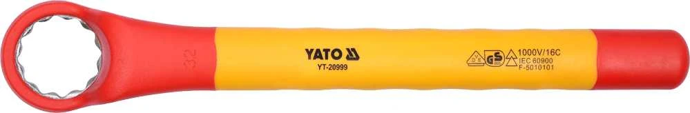Toya Sa Poland Izoliuotas veržliaraktis elektrikui kilpinis 32mm VDE (YT-20999)