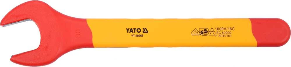 Toya Sa Poland Izoliuotas veržliaraktis elektrikui atviru galu 30mm VDE (YT-20968)