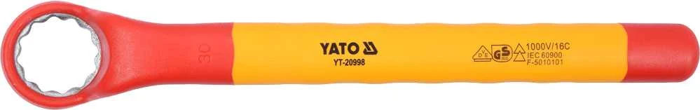 Toya Sa Poland Izoliuotas veržliaraktis elektrikui kilpinis 30mm VDE (YT-20998)