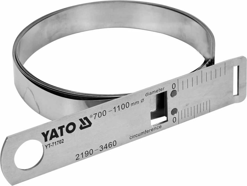 Yato Toya Sa Poland Juostinis matavimo įrankis | diametrui ir perimetrui | maks. 2190 / perimetras 3460 mm (YT-71702)
